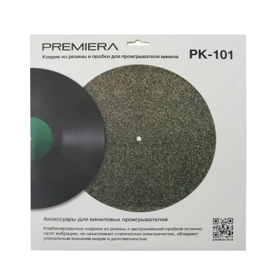 Изображение продукта PREMIERA PK-101 коврик из резины и пробки для проигрывателя винила